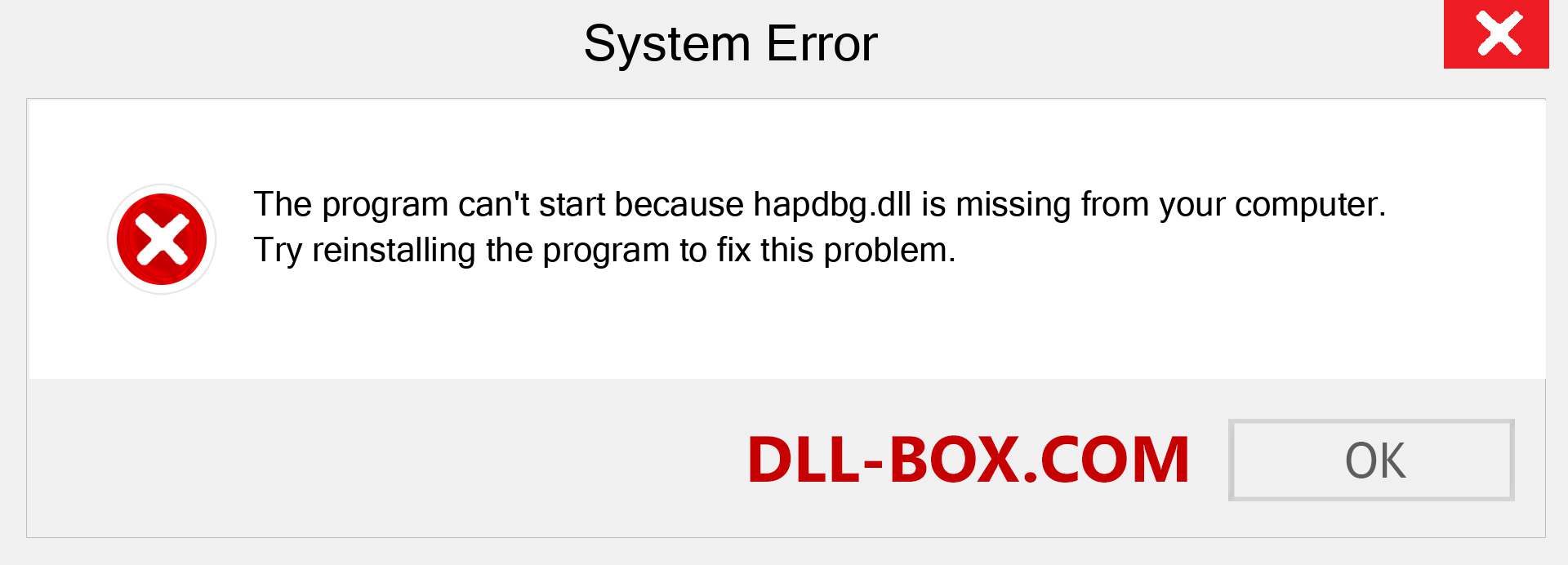  hapdbg.dll file is missing?. Download for Windows 7, 8, 10 - Fix  hapdbg dll Missing Error on Windows, photos, images